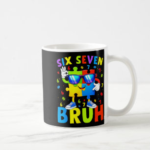 Six seven bruh autism awareness 67 autism 6 7 kids coffee mug