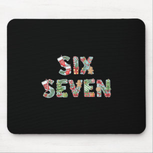 Six Seven Christmas Meme 67 Funny Holiday Men Wome Mouse Pad