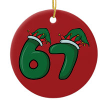 Six-Seven Christmas Ornament