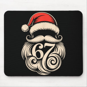 Six Seven Christmas Santa Meme 6 7 Holiday Humor D Mouse Pad