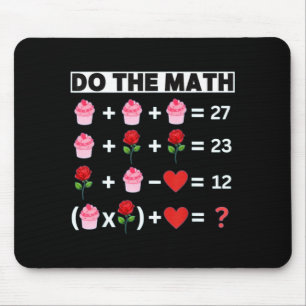 Six Seven Do The Math 67 Women Teacher Valentine's Mouse Pad
