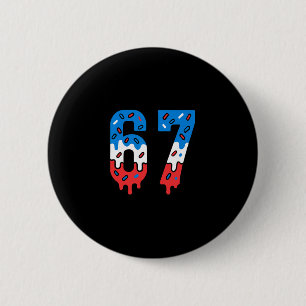 Six Seven Drippy Ice Cream Sports 67 Cool Meme Men 6 Cm Round Badge