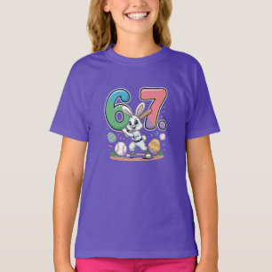 Six Seven Easter Bunny Egg Kids Shirt