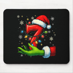 Six Seven Funny Christmas Meme Couple Matching  Mouse Pad