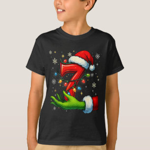 Six Seven Funny Christmas Meme Couple Matching  T-Shirt