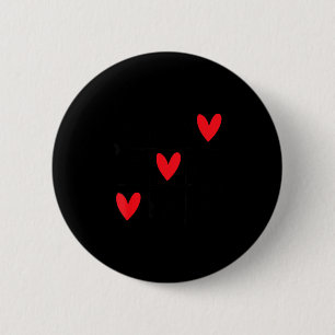 Six Seven Gamer 67 Valentines Day 6 7 Funny 6 Cm Round Badge
