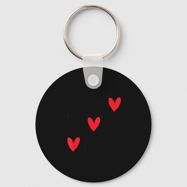 Six Seven Gamer 67 Valentines Day 6 7 Funny  Key Ring (Front)