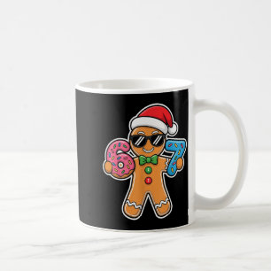 Six Seven Gingerbread 67 Funny Christmas Boys Kids Coffee Mug