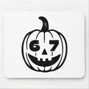 Six Seven Halloween Costume For Students Teachers  Mouse Pad
