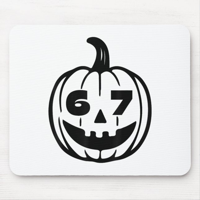 Six Seven Halloween Costume For Students Teachers  Mouse Pad (Front)