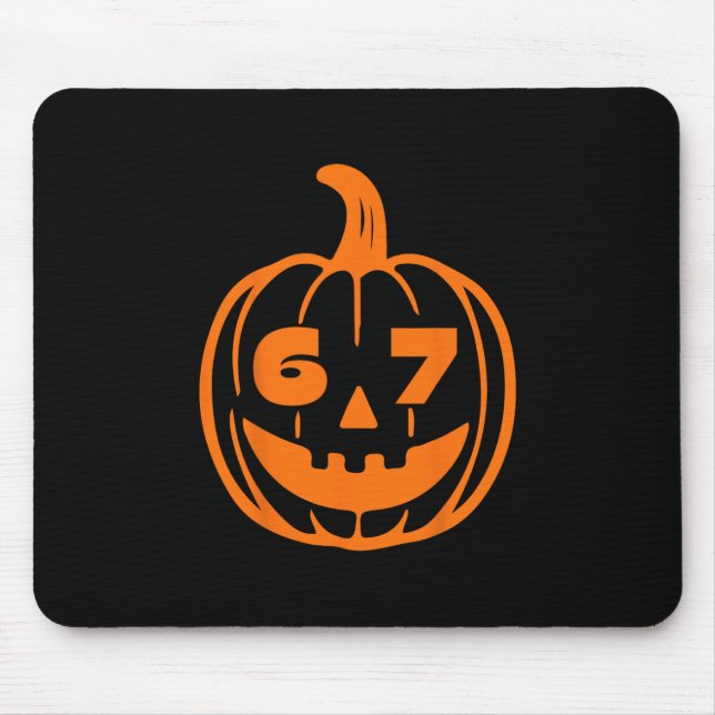 Six Seven Halloween Costume For Teachers Students  Mouse Pad (Front)