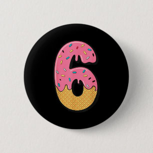 Six Seven Ice Cream 67 Fun Mason Meme Easy Hallowe 6 Cm Round Badge