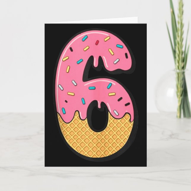 Six Seven Ice Cream 67 Fun Mason Meme Easy Hallowe Card (Front)