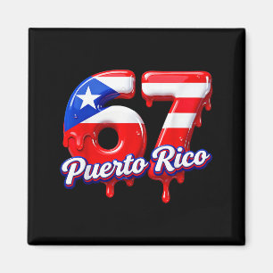 Six Seven Ice Cream Drip 6 7 Kids Meme 67 Puerto R Magnet