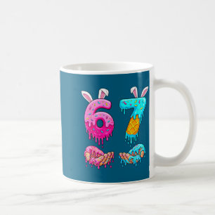 Six Seven Ice Cream Drip Kids Youth Funny 67 Hands Coffee Mug