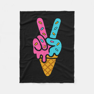 Six Seven Ice Cream Drip Sport 67 Cool Meme Men Wo Fleece Blanket