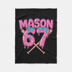 Six Seven Ice Cream Drip Sport 67 Fun Mason Meme 1 Fleece Blanket