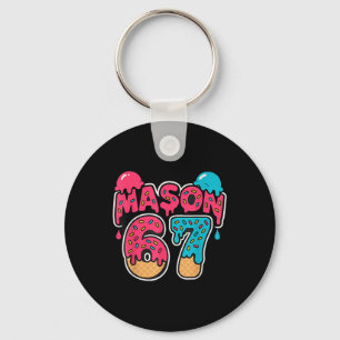 Six Seven Ice Cream Drip Sport 67 Fun Mason Meme  Key Ring