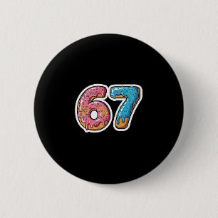 Six Seven Ice Cream Drip Sports Cool Meme 67 Funny 6 Cm Round Badge