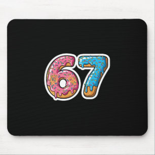 Six Seven Ice Cream Drip Sports Cool Meme 67 Funny Mouse Pad