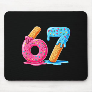 Six seven ice cream mouse pad
