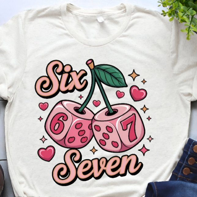 Six Seven Love Dice Valentines Day Women's T-shirt (Creator Uploaded)