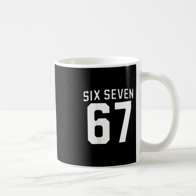 Six Seven Meme 67 Sports Jersey For Boys Girls Kid Coffee Mug (Right)