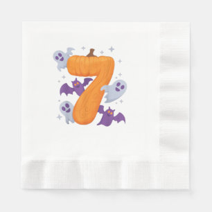 Six Seven Meme 6 7 Halloween Costume Couple  Napkin