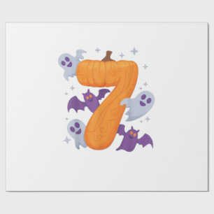 Six Seven Meme 6 7 Halloween Costume Couple Wrapping Paper