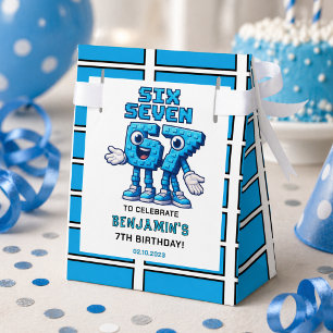 Six Seven Meme 7th Birthday Funny Trendy Favour Box