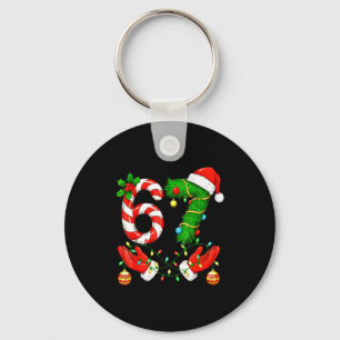 Six Seven Meme Christmas 67 Santa Funny Christmas  Key Ring