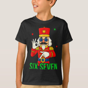 Six Seven Meme Funny Holiday Toy Soldier  T-Shirt