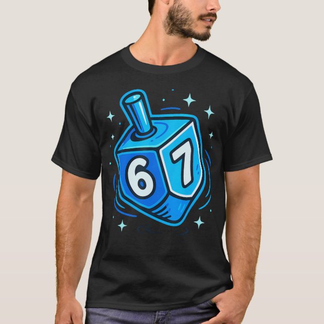 Six Seven Meme Hanukkah T-Shirt (Front)