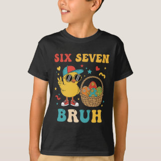 Six-seven meme happy easter 2026 T-Shirt