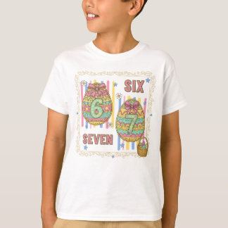 Six-seven meme happy easter 2026 T-Shirt