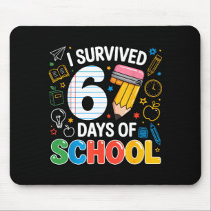 Six Seven Meme Survived 67 Days Of School Student  Mouse Pad