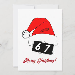 Six Seven Merry Christmas Holiday Card!