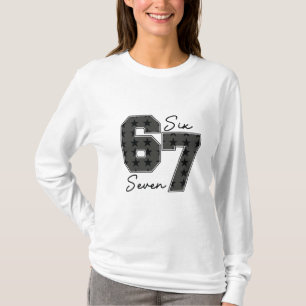 Six Seven Pop Culture Vibe Graphic T-Shirt