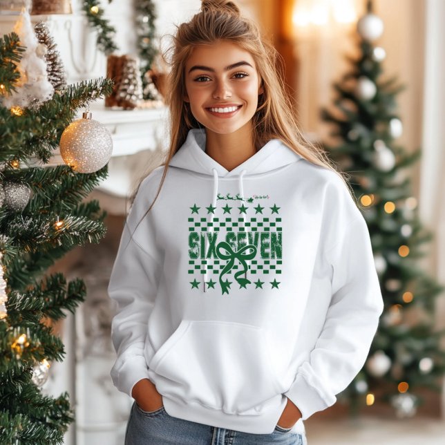 Six Seven Retro Christmas Santa Sleigh Ho Ho Ho Hoodie (Creator Uploaded)