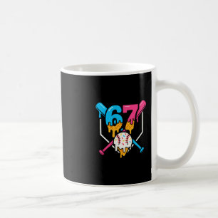 Six Seven Sell Ice Cream Drip Cool 67 Gen Alpha Sl Coffee Mug