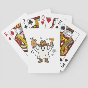 Six Seven Spooky Halloween Sport 67 Mason Meme Playing Cards