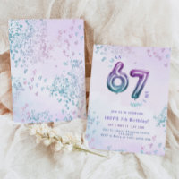 Six Seven trend Purple Kids 7th Birthday