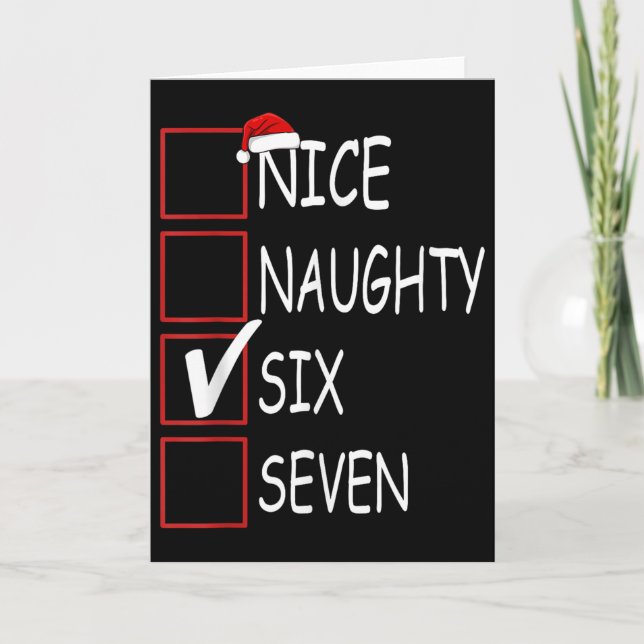 Six Seven Trending 67 Gen Alpha Slang  Card (Front)
