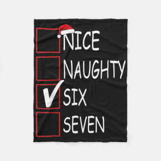 Six Seven Trending 67 Gen Alpha Slang Fleece Blanket