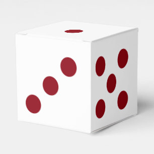 Six-Sided Die Dice Favour Box or Decoration