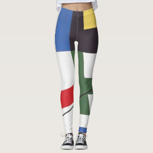 Six Spaces with Crosses   Sophie Taeuber-Arp   Leggings