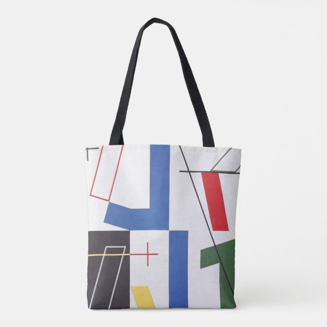 Six Spaces with Crosses | Sophie Taeuber-Arp | Tote Bag (Back)