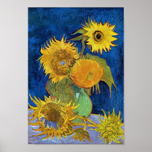 Six Sunflowers, Van Gogh Poster