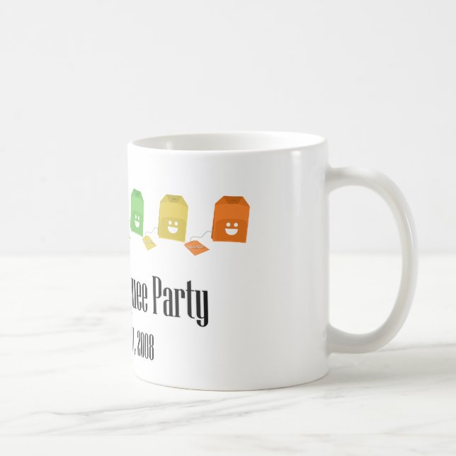Six Tea Bags Mug (Right)