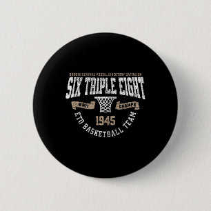Six Triple Eighth Ttalion Sketll Achievement 6 Cm Round Badge